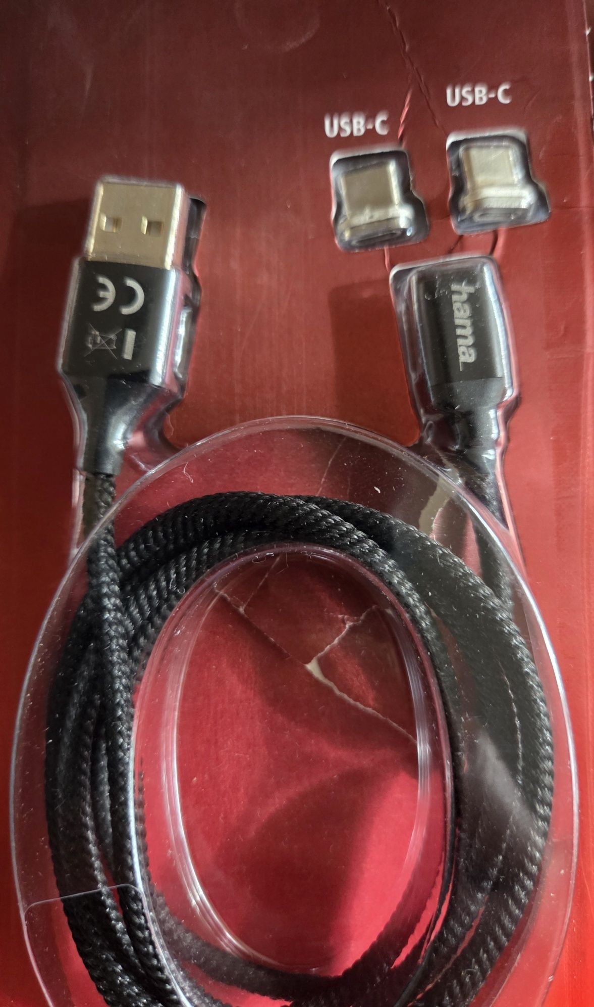 Kabel magnetyczny Hama 2xusb-c