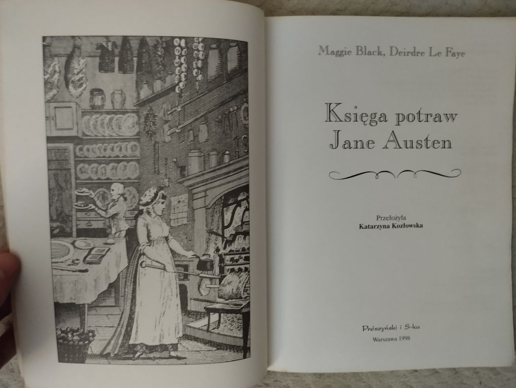 Księga potraw Jane Austen.