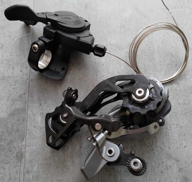 Shimano Przerzutka Deore RD-M615 i manetka Deore SL-M610 10rz Jak NOWE