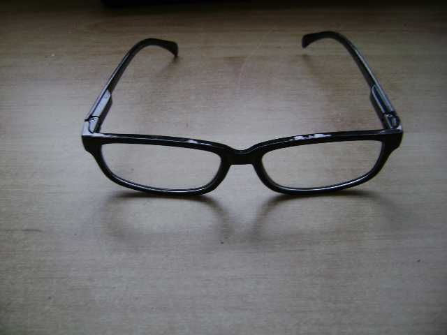 Starocie z PRL - Okulary męskie korekcyjne +1,5 dioptrii rozstaw 14 cm