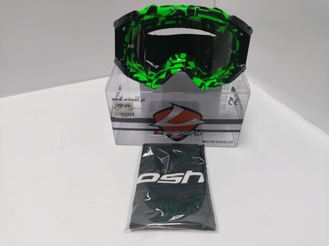 Gogle Leoshi kask atv cross enduro quad jakość zrywk narty Prezent wys