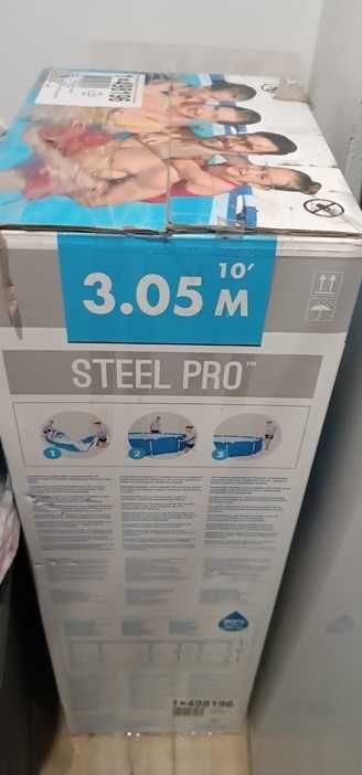 Basen ogrodowy stelażowy 305 x 76 STEEL PRO