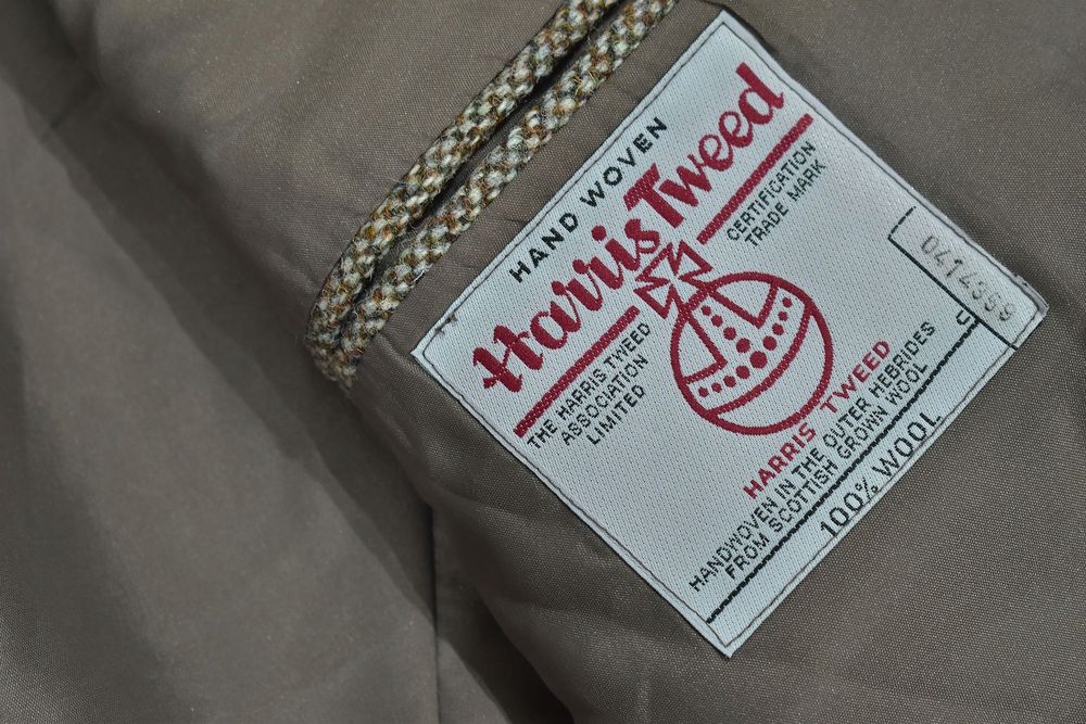 Dunn &Amp; Co Harris Tweed Wełniana Marynarka Męska 42 S