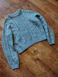 House sweter ażurowy niebieski M