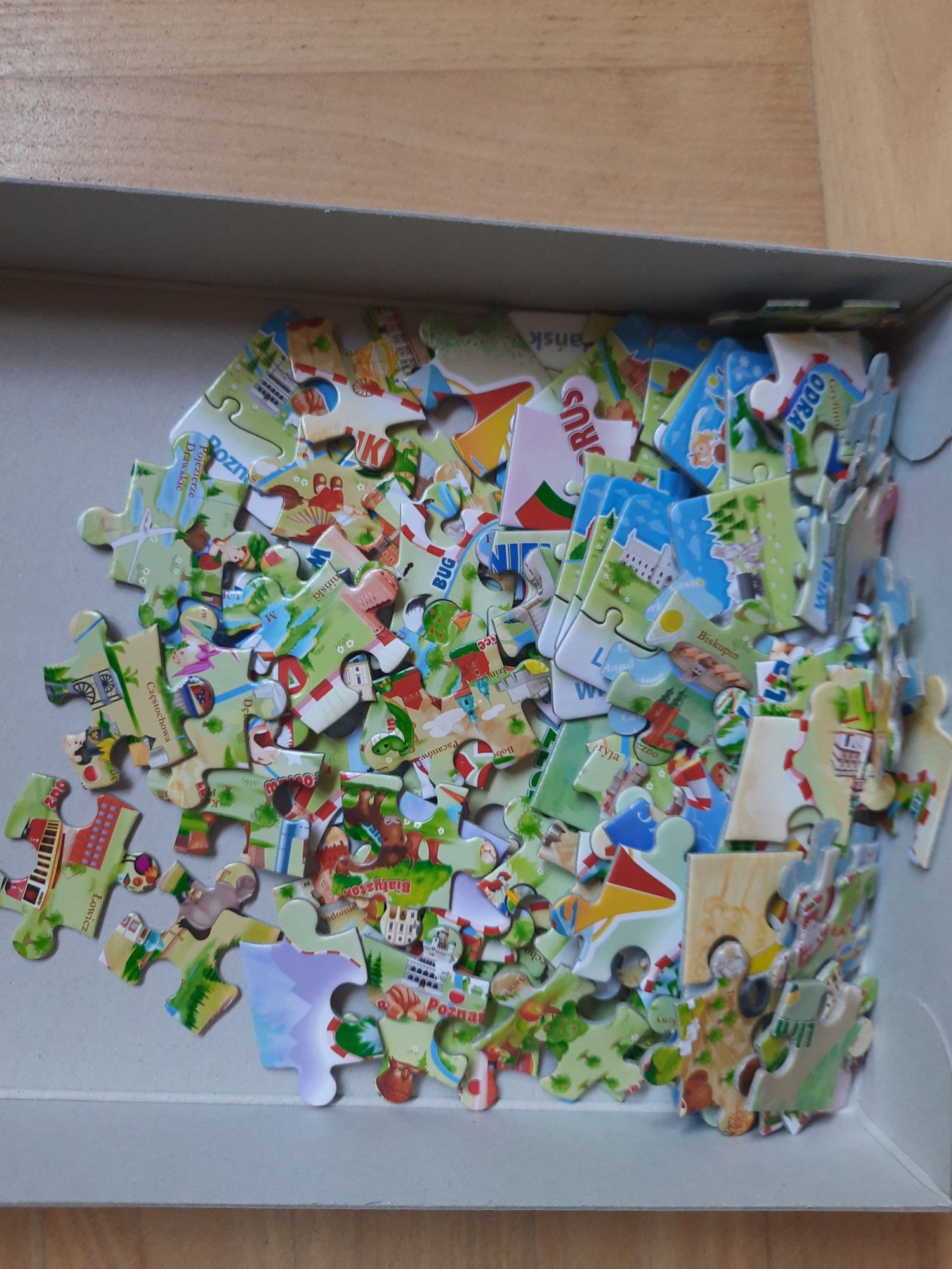 Puzzle mapa Polski
