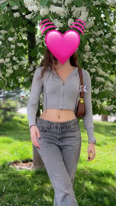 Кофта New Yorker приталена укорочена