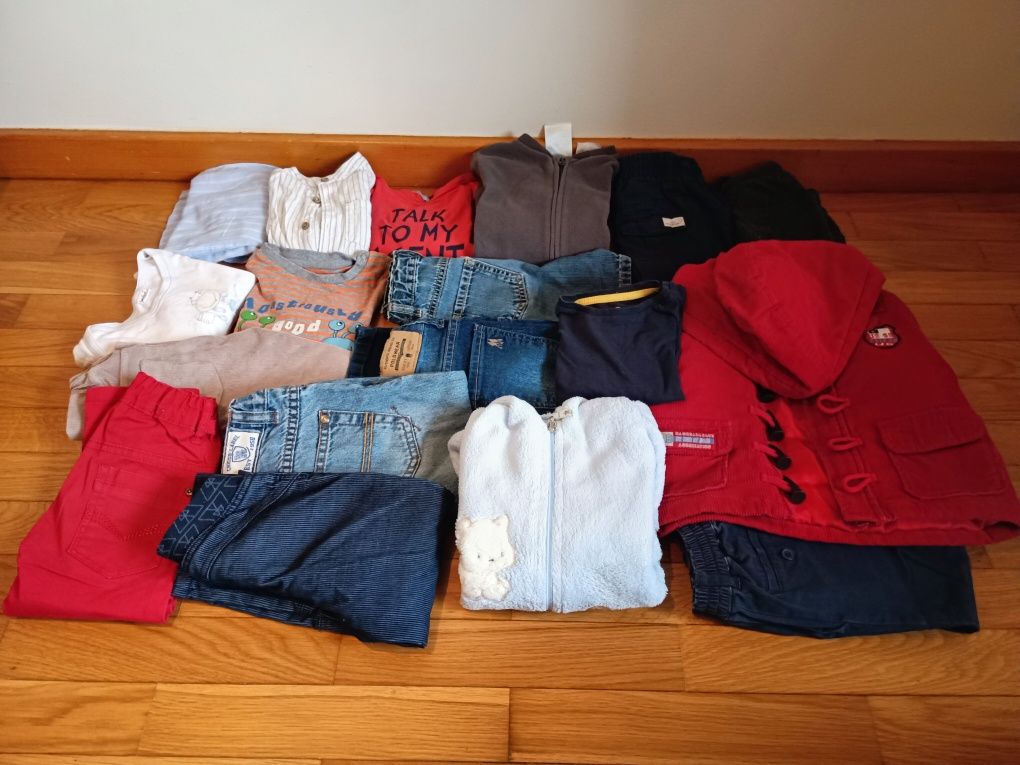 Lote de 19 peças de Roupa de menino de inverno ( 18- 24M)