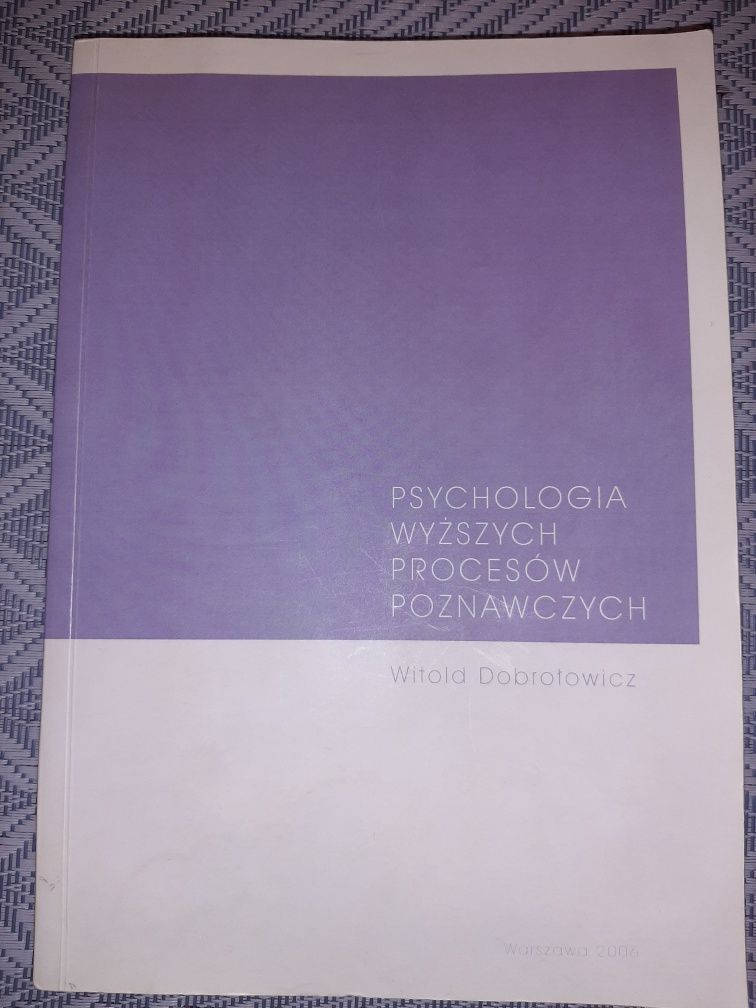 Psychologia wyższych procesów poznawczych (NT1)