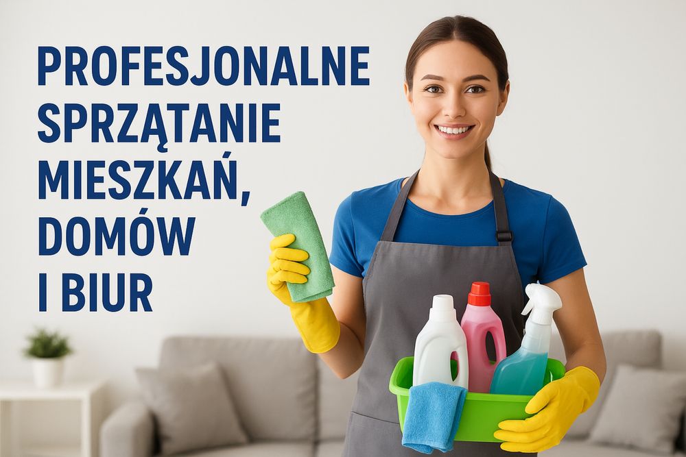 Profesjonalne sprzątanie mieszkań, domów i biur – solidnie i dokładnie