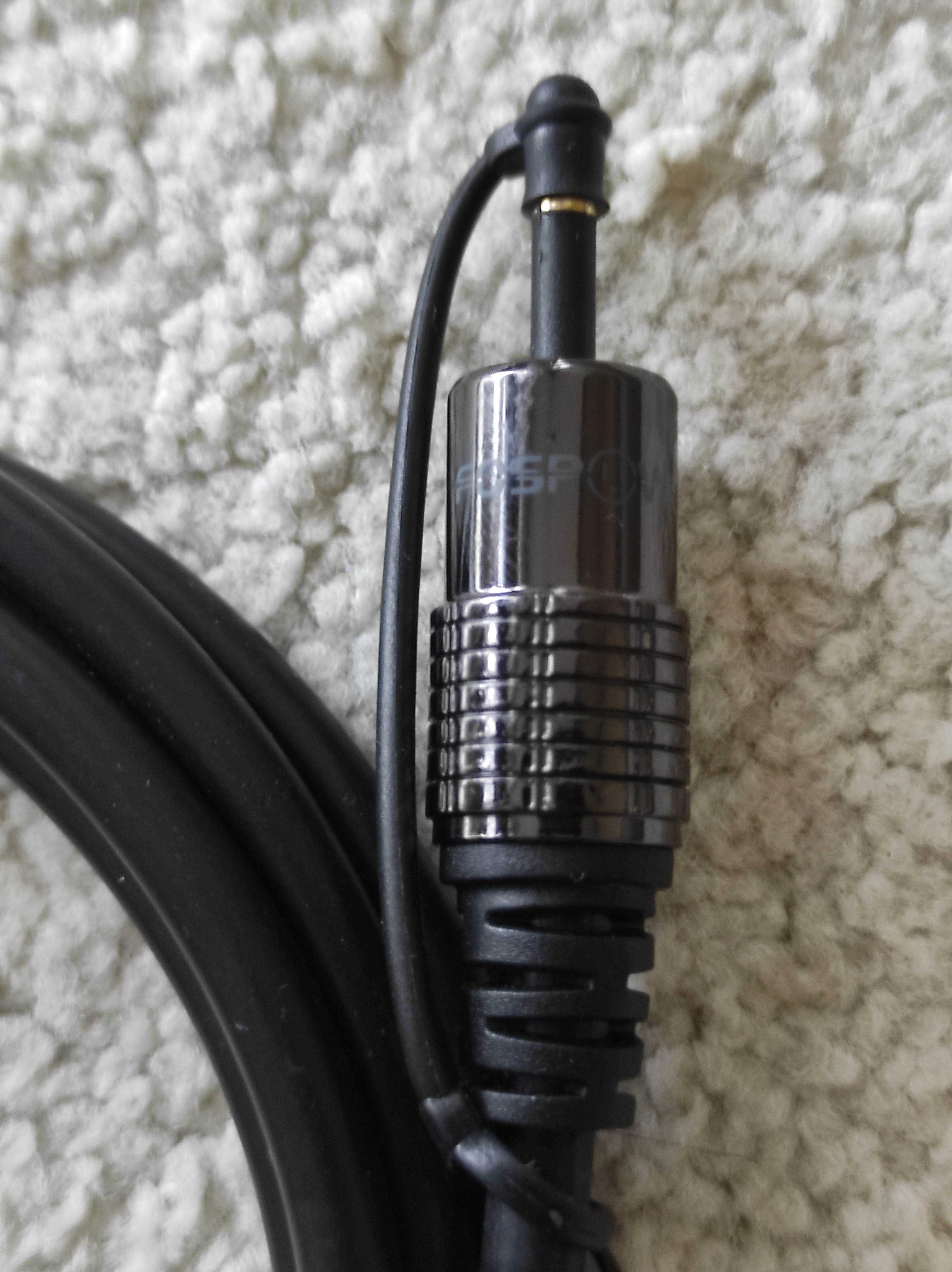 Cyfrowy optyczny kabel Toslink do Mini Toslink Audio 24 karat