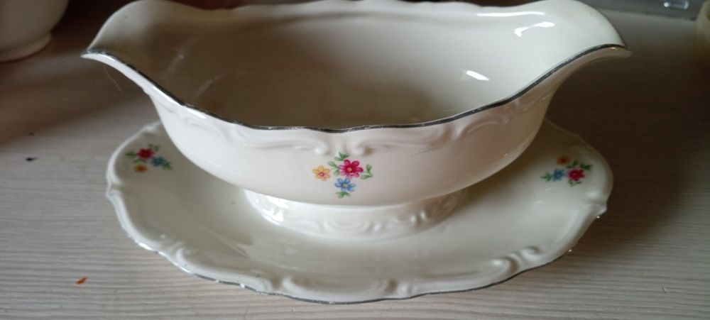 Чайна пара начало 70х. Соусник Altwasser, Васильківська кераміка