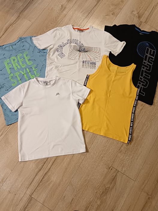 Zestaw ubrań chłopięcych t-shirt rozmiar 122/128