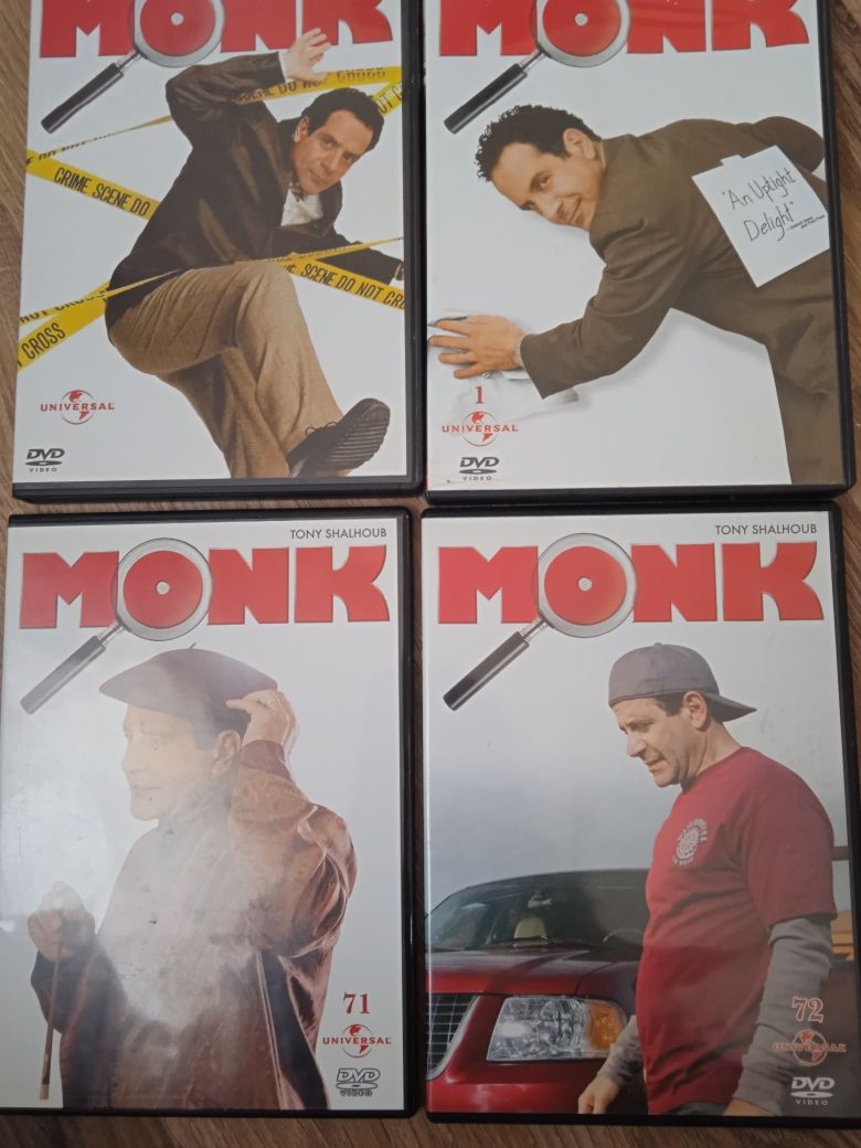 Kolekcja filmu dvd Monk