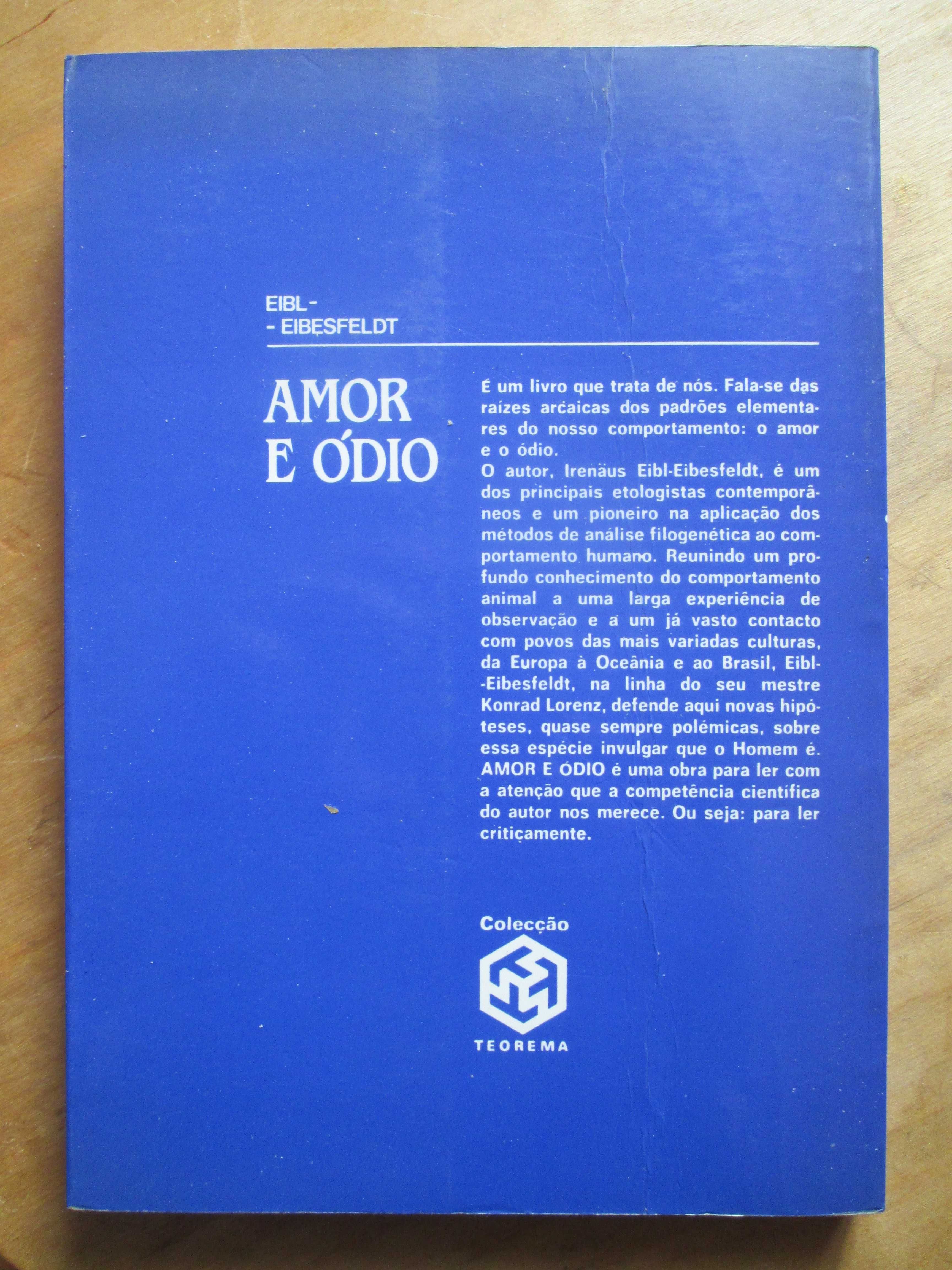 Amor e Ódio, de Irenäus Eibl-Eibesfeldt