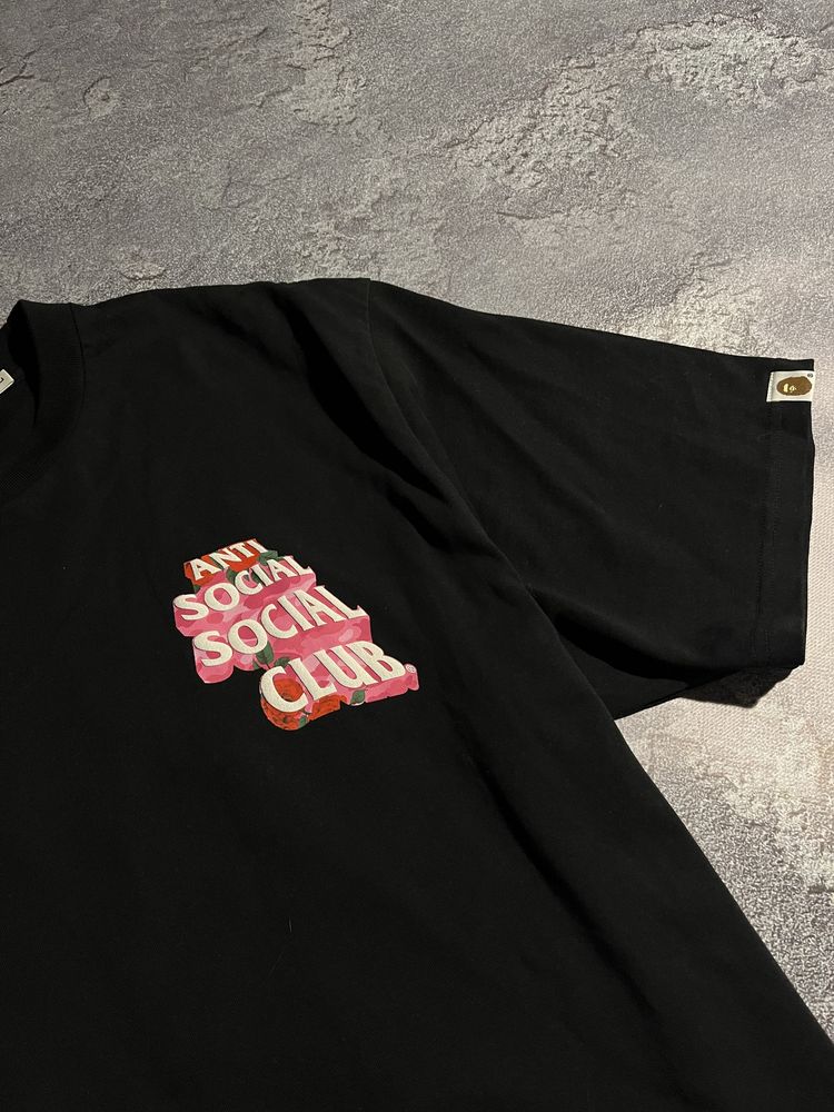 футболка bape anti social social club