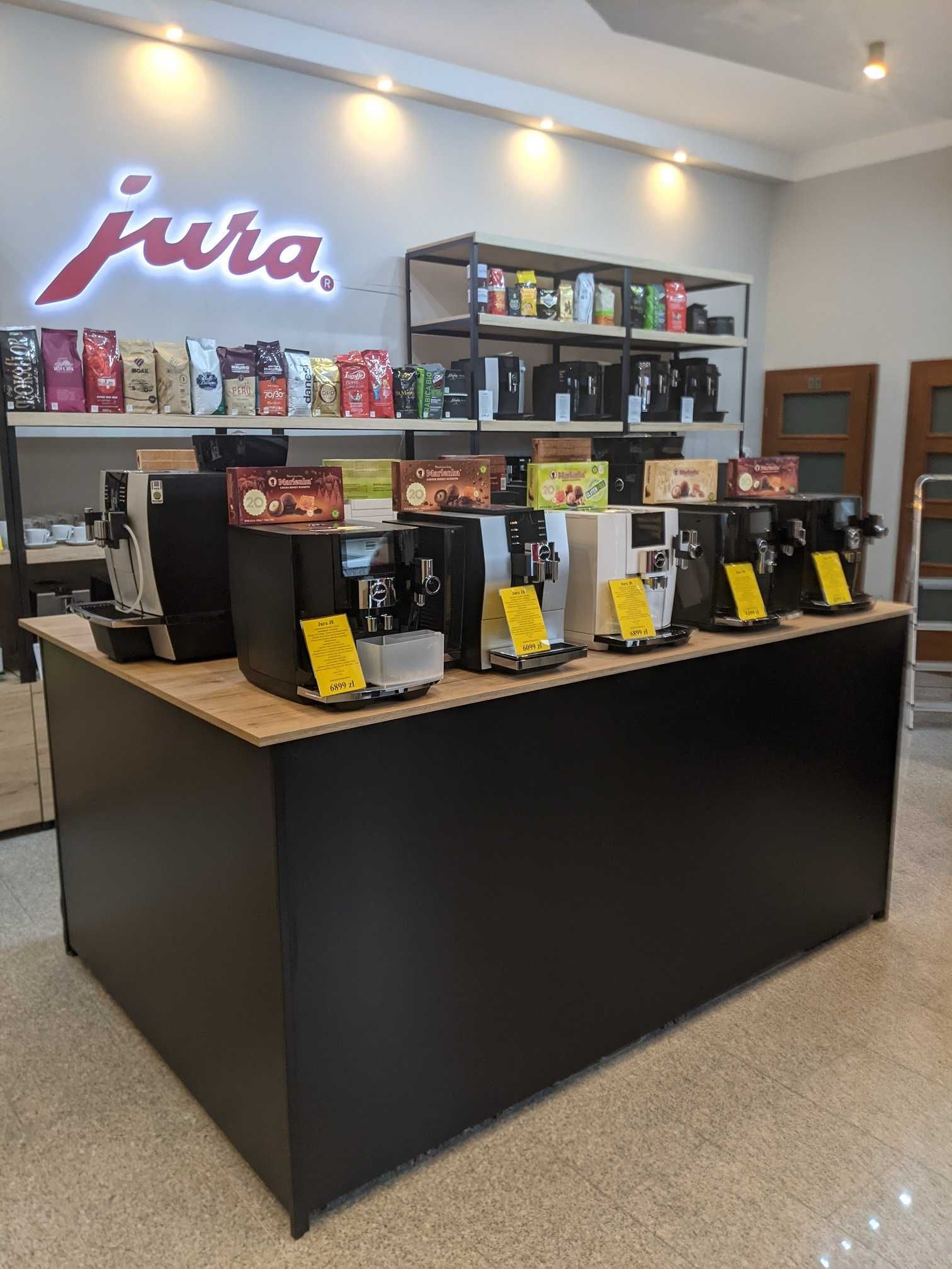 Sprzedaż ekspresów marki Jura oraz akcesoria, kawy i serwis