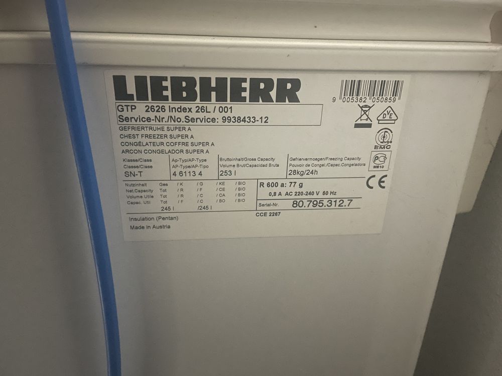 Arca frigorifica Liebherr Premium