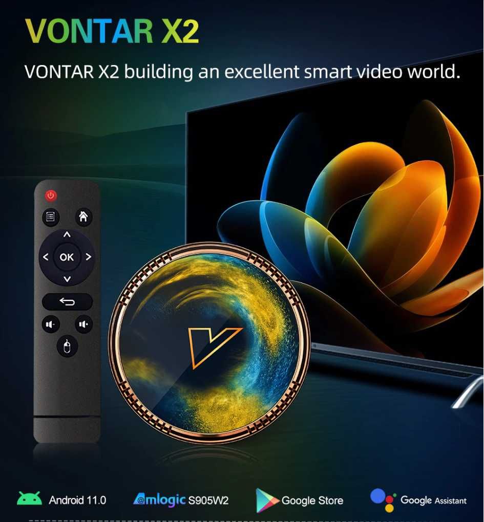Смарт ТВ-приставка TVbox Vontar W2 2/16-4/32Gb