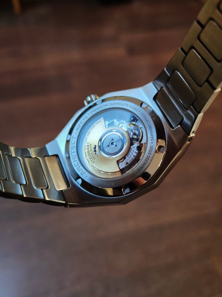 Zegarek automatyczny Steinhart Architect Black, Swiss Made