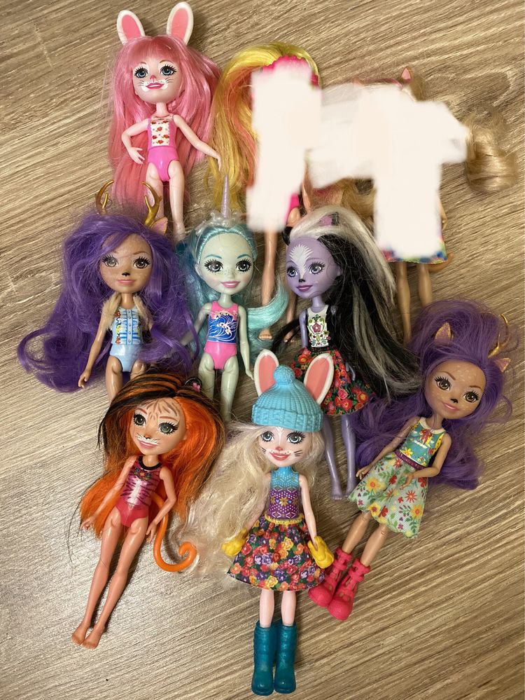 Enchantimals, lalki, mattel, różne, zestaw