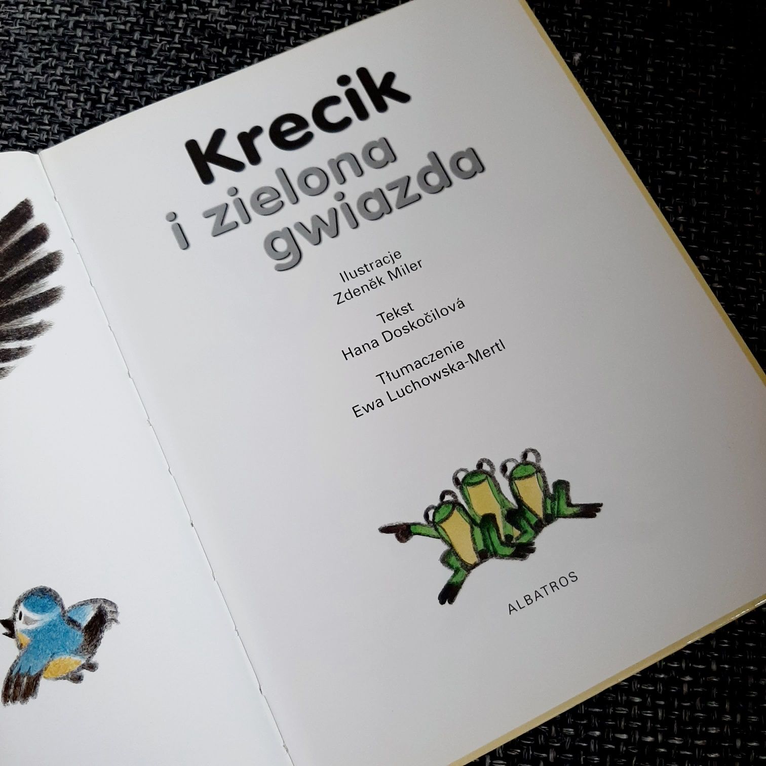 Krecik i zielona gwiazda książka dla dzieci 2008 perełka, stan bardzo