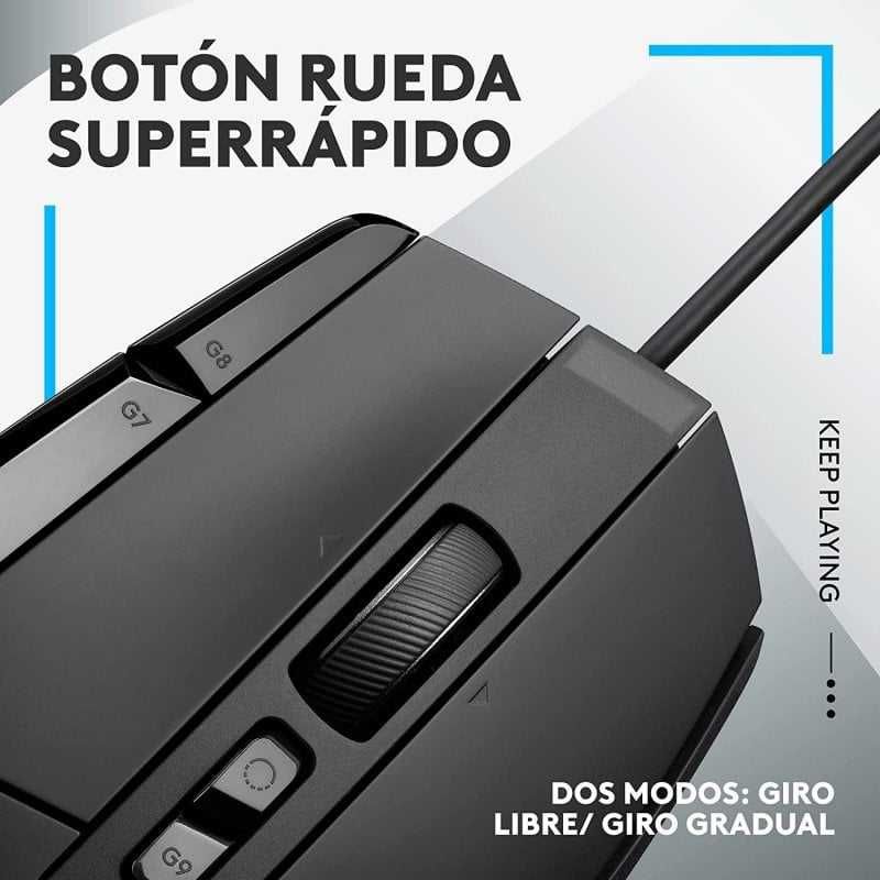 Logitech G G502 X LIGHTFORCE Rato Gaming Preto 25600 DPI