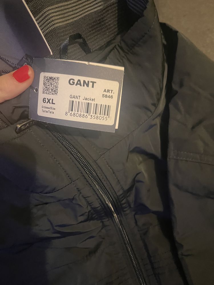 Куртка Gant 6XL 5XL вітровка  56 58 розмір чоловіча мужская