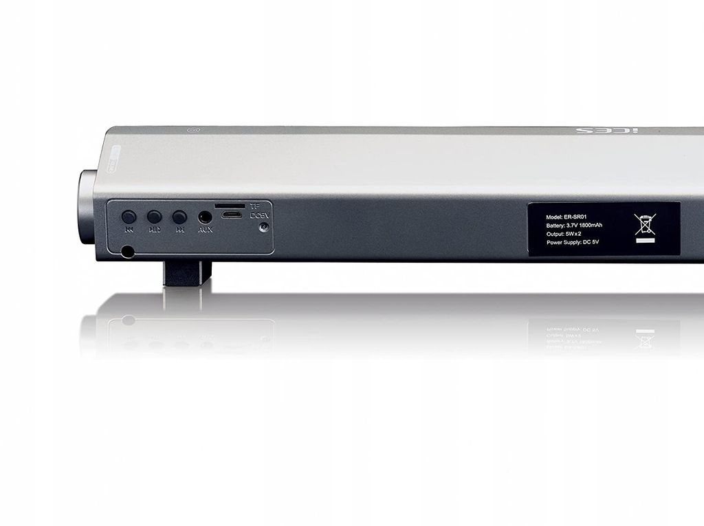 Mini Soundbar Do Komputer Ices ISB-020 10W Bluetooth Aux