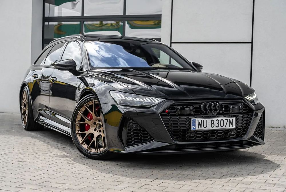 Audi RS6 Avant Salon PL, Bezwypadek, Gwarancja 02.26, Ceramika , FV23%, Olej co 12tys