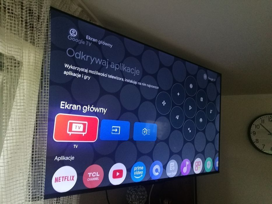 Tcl 50 cali 4k uhd google tv Android 2 lata pudełko