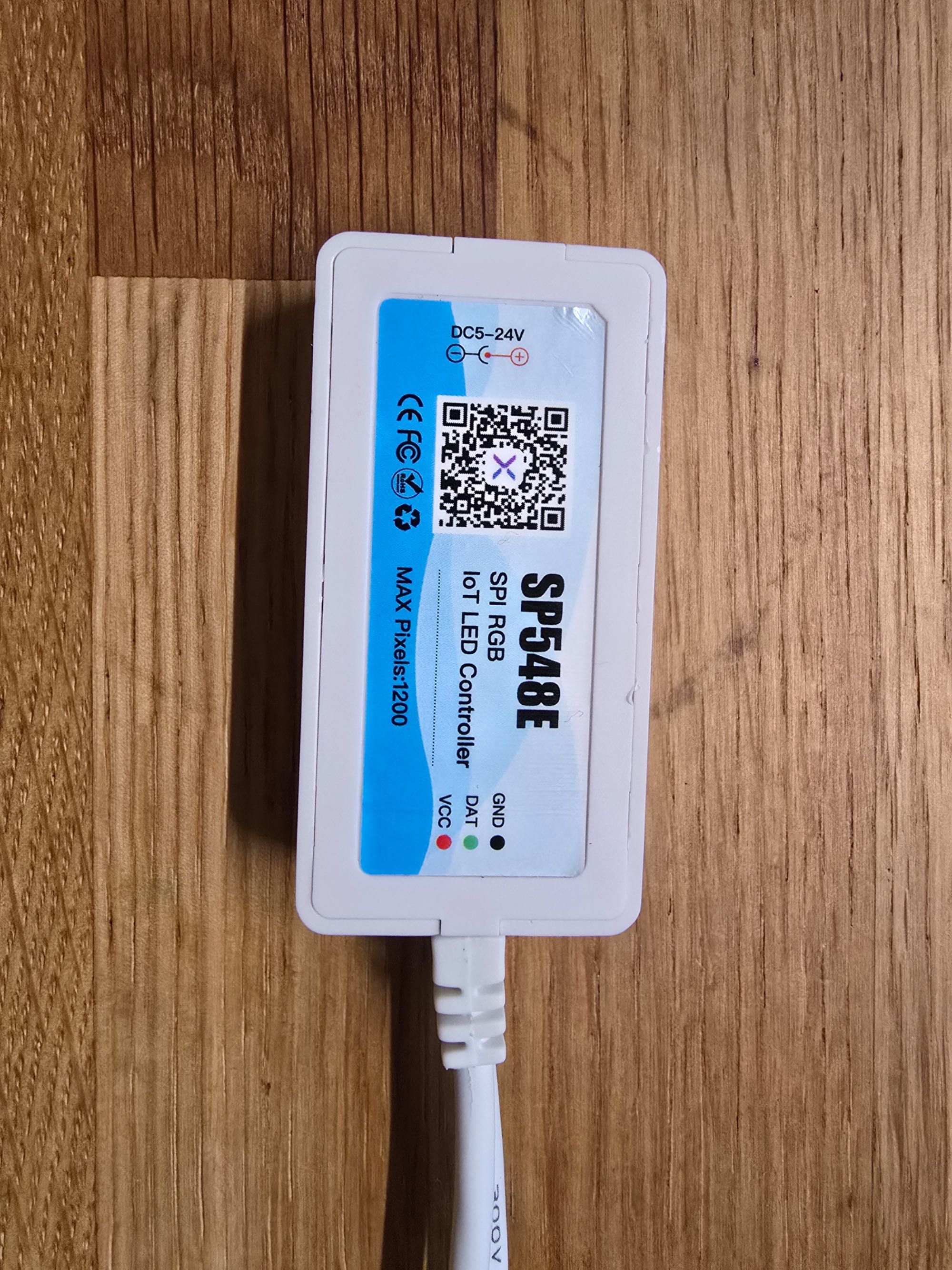 sterownik wifi sp548e kontroler muzyczny ledy ws2811 dwu kanałowy