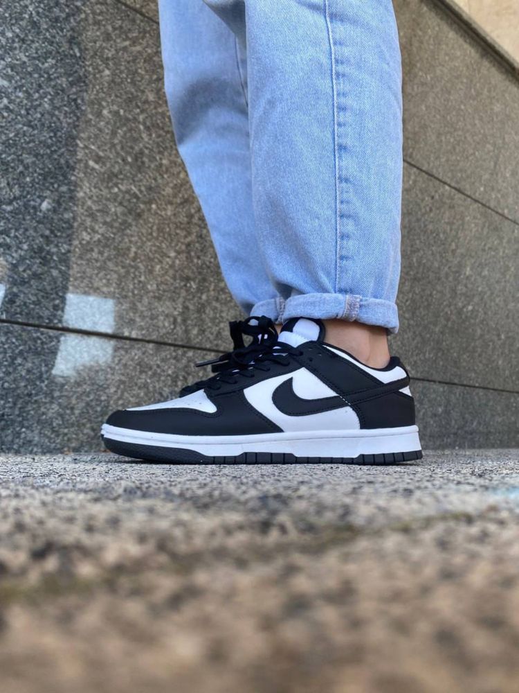 Жіночі кросівки Nike Dunk Low White/Black | найк данк