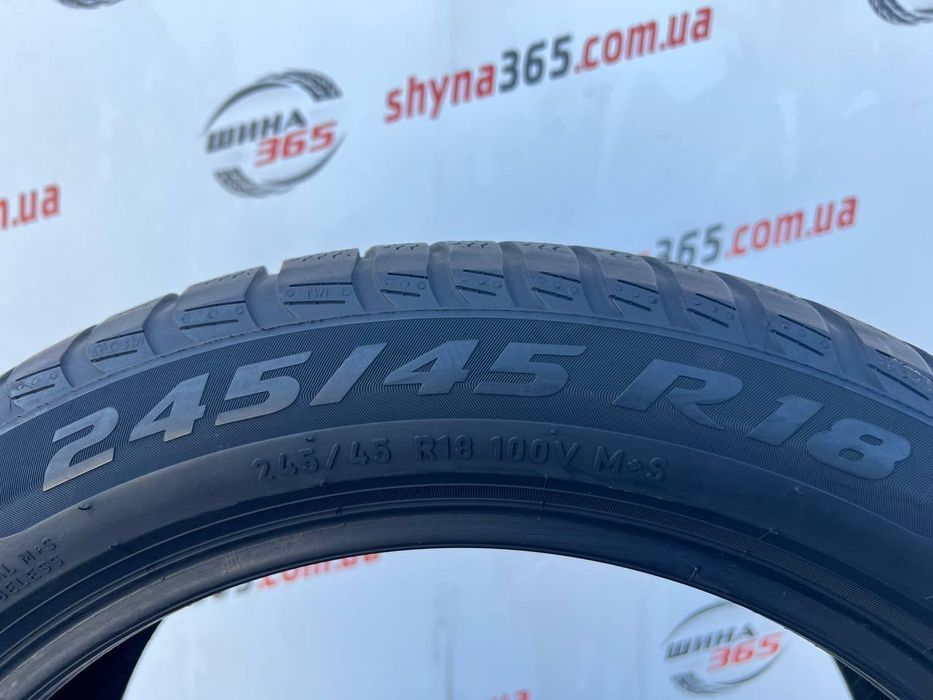 245/45 r18 pirelli winter sottozero 3 run flat 5mm шини бу зима