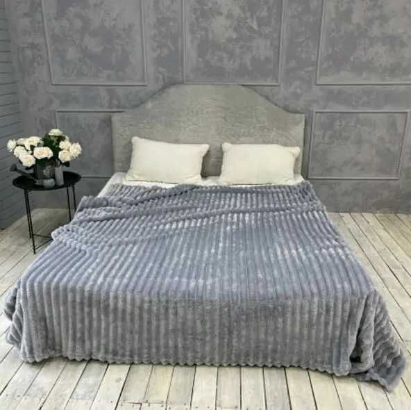 Плед покривало з мікрофібри Королівський Шарпей Різні розміри  Євро