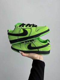 Без передоплати! Кросівки Nike SB Dunk "Powerpuff Girls - Buttercup"