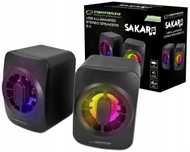 Esperanza głośniki 2.0 usb led rainbow sakara