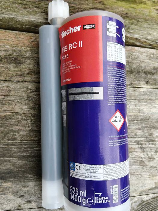 Kotwa Chemiczna Fischer RC II Duże Tuby NOWA Większa Ilość