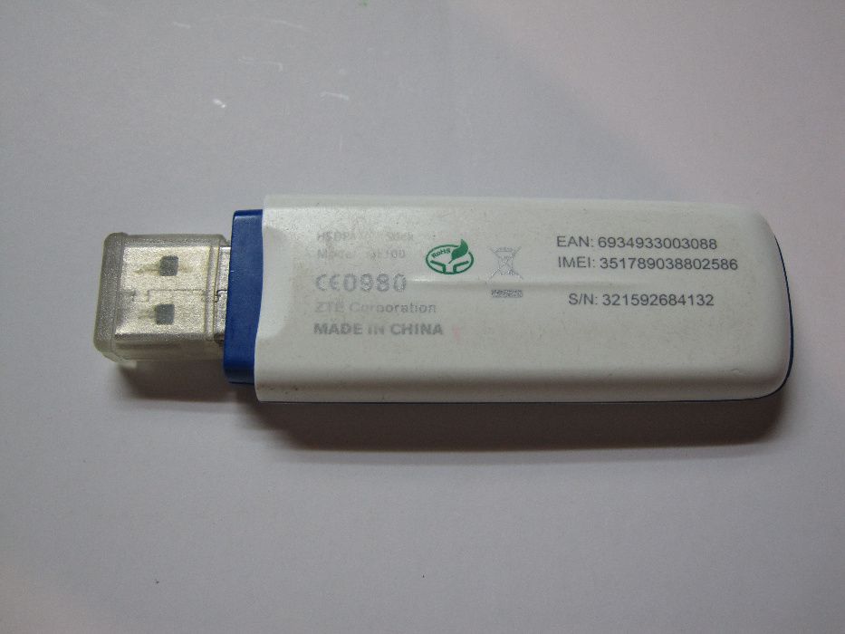 ZTE MF100 HSDPA USB модем перепрошит под ОГО! Мобильный