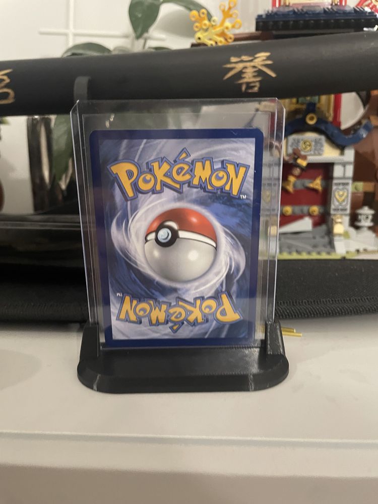 Top loader + podstawka + koszulka combo do kart Pokemon/TCG