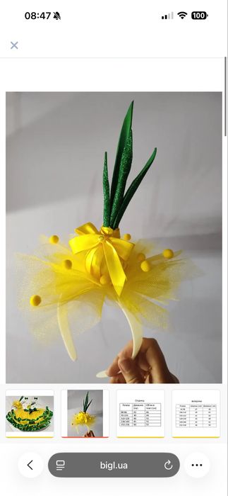 Костюм цибулька, карнавальний костюм