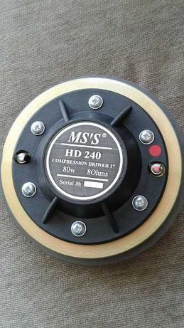 Продам компрессионный драйвер MS-S 1" 80 ватт. 8 ом.(Без использования