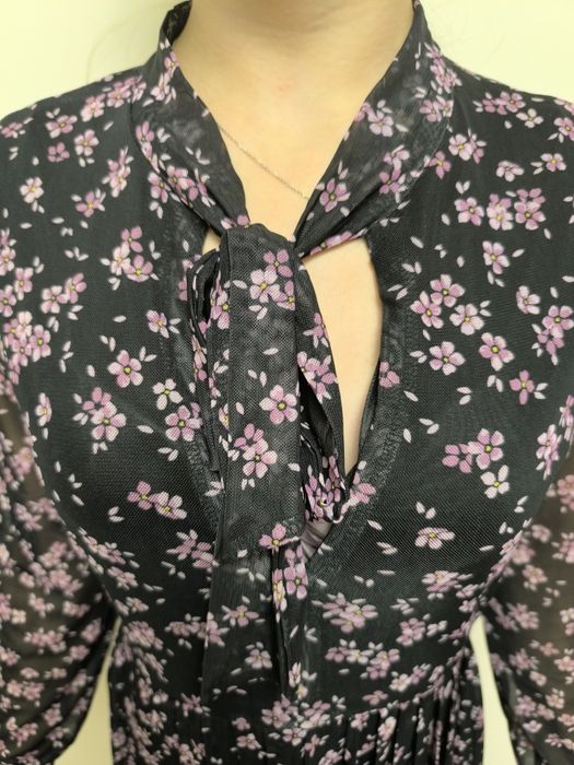 Платье сетка плиссированное