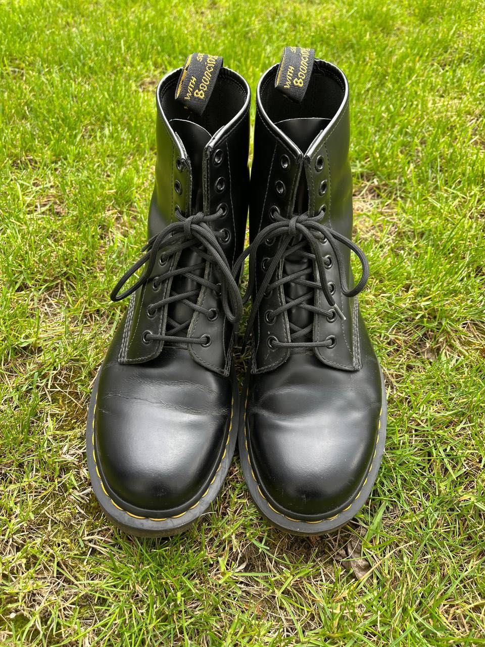 Чоботи Dr Martens 1460 Black Leather EU 45, US 11