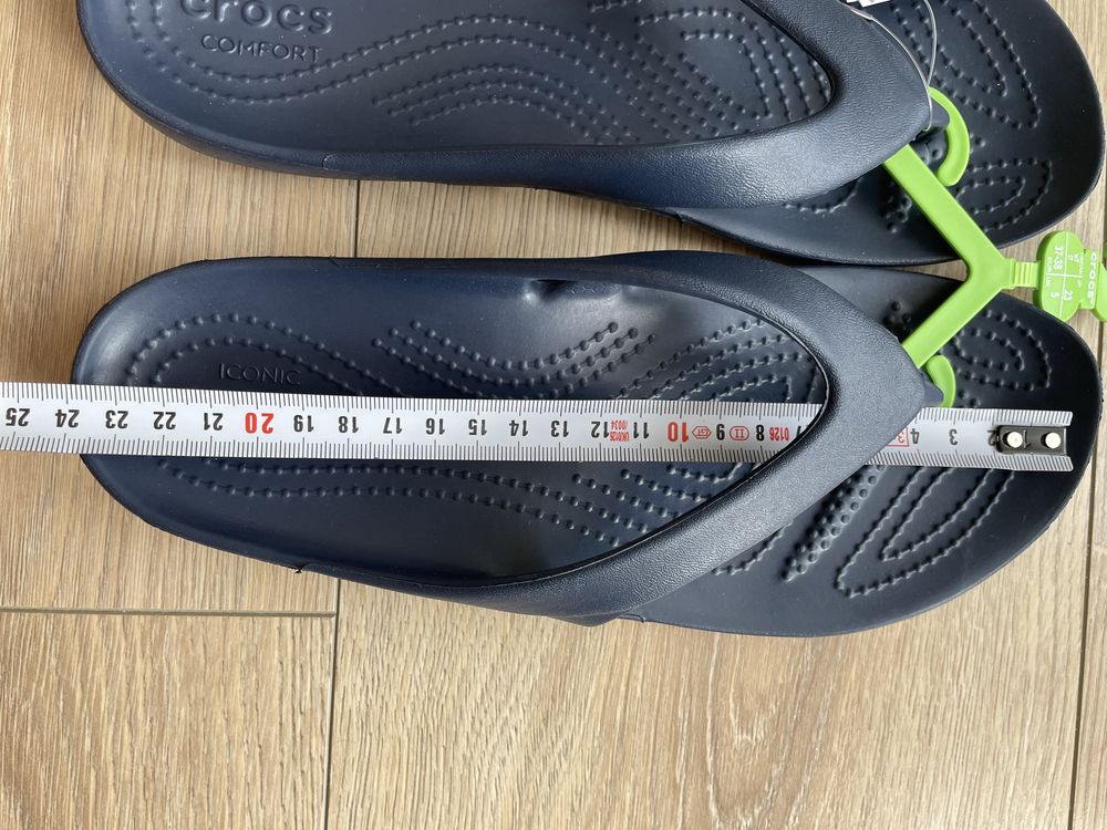 Crocs klapki japonki sandaly 36 37 w6 lekkie piankowe na plaze basen