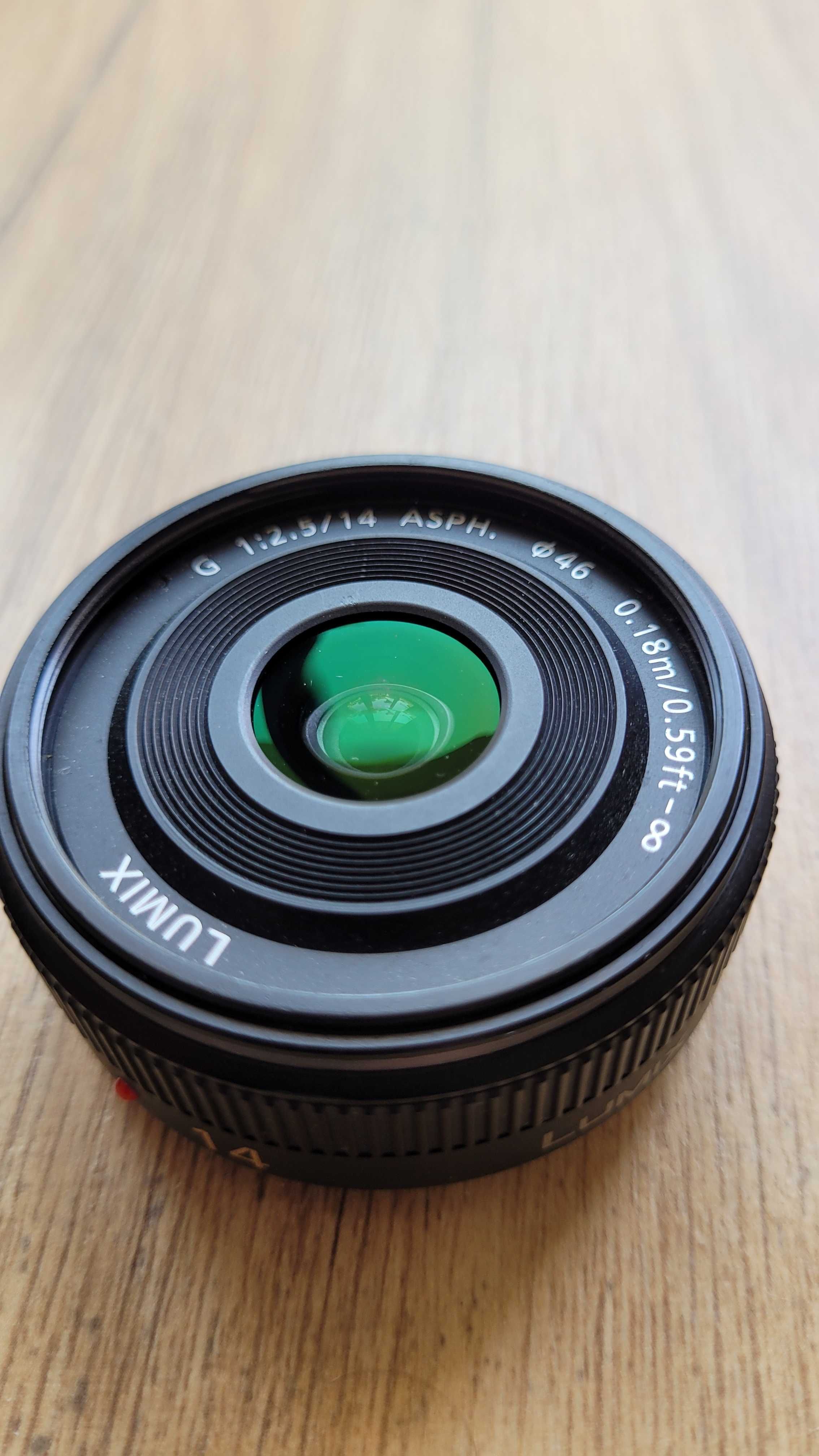 Obiektyw Panasonic Lumix 14mm 2.5 micro 4/3