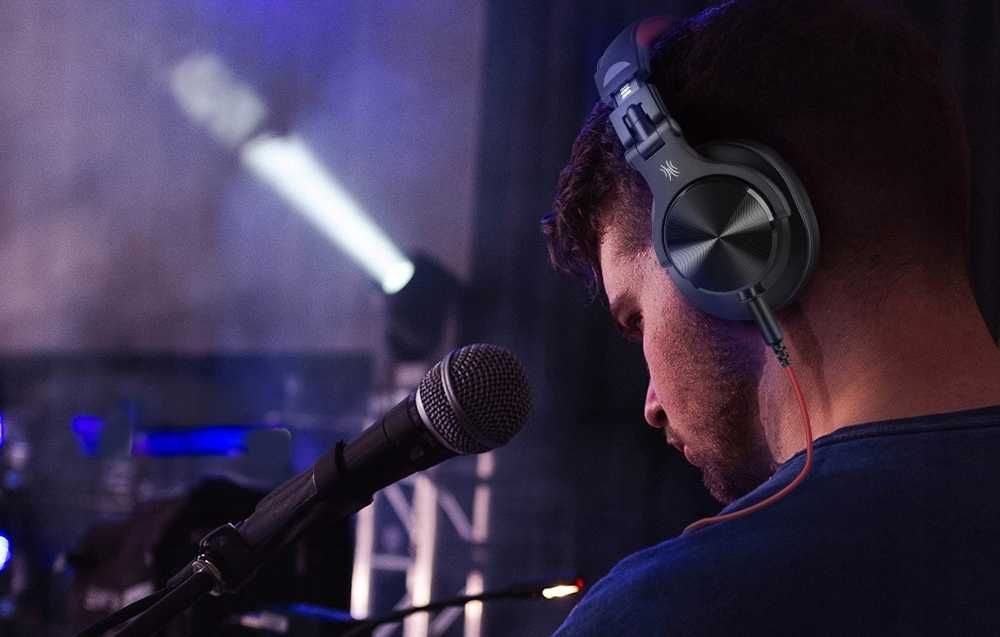 Oneodio Nauszne Słuchawki Przewodowe  A71m Czarne Minijack 3,5mm