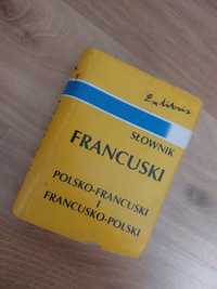 Słownik francusko-polski, polsko-francuski, exlibris, malutki