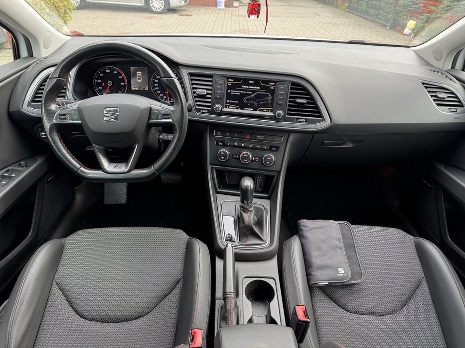 Seat Leon FR 1.4 150 KM DSG sprowadzony 2016 zarejestrowany ledy navi