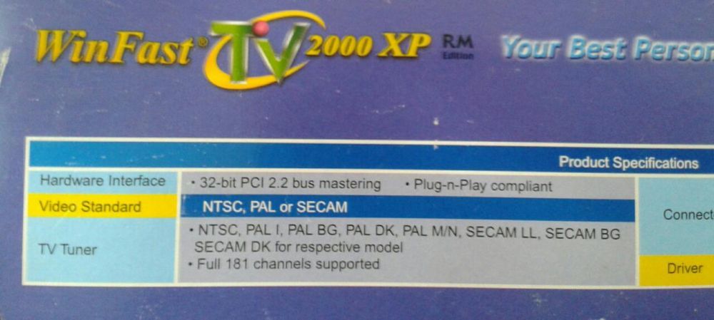 TV-тюнер WinFast 2000 XP
