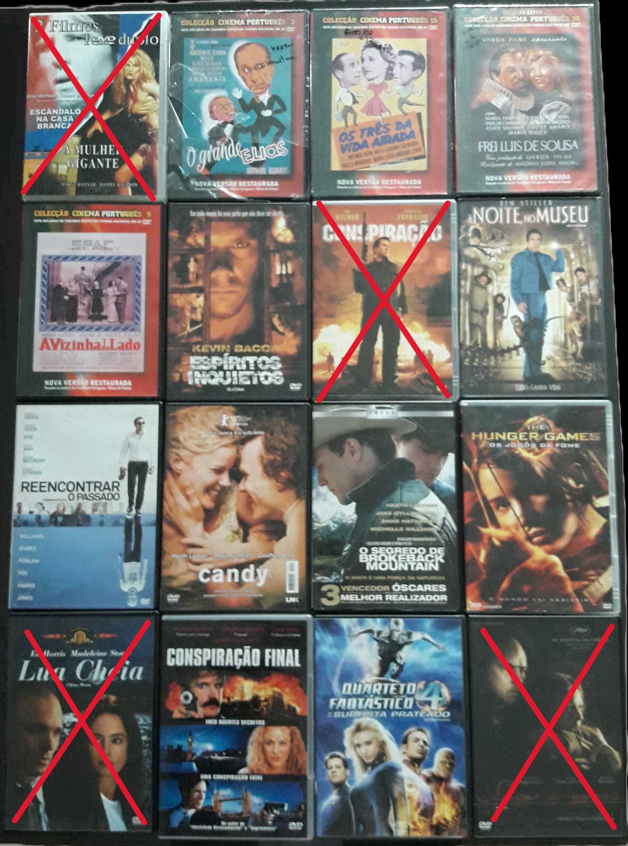 DVD's - Vários - como novos